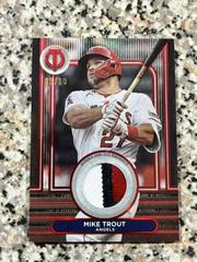 Mike Trout [Red] #APA-MT Baseball Cards 2024 Topps Tribute Patch Autograph Prices