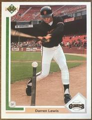 Darren Lewis #38F Baseball Cards 1991 Upper Deck Final Edition Prices