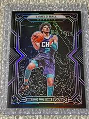 LaMelo Ball [Purple] #1 Basketball Cards 2021 Panini Obsidian Prices