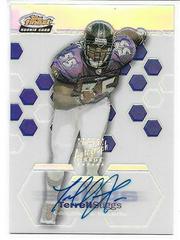 Terrell Suggs [Autograph Refractor] #147 Football Cards 2003 Topps Finest Prices
