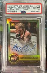 Valentina Shevchenko [Gold] Ufc Cards 2019 Topps UFC Museum Collection Autographs Prices