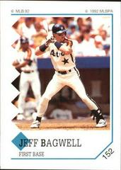 Jeff Bagwell #152 Baseball Cards 1992 Panini Stickers Prices