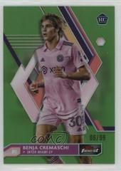 Benja Cremaschi [Neon Green Refractor] #4 Soccer Cards 2023 Finest MLS Prices