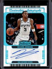 Keldon Johnson #CA-KJN Basketball Cards 2022 Panini Contenders Autographs Prices