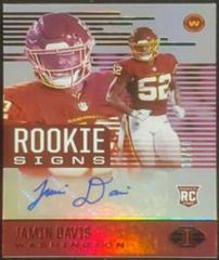 Jamin Davis [Black] #RS-JD Football Cards 2021 Panini Illusions Rookie Signs Autographs Prices