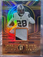 Josh Jacobs [Rose Gold] #GR-JJ Football Cards 2023 Panini Gold Standard Rush Prices