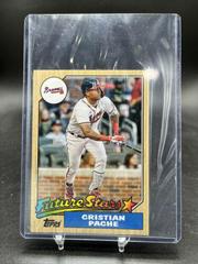 Cristian Pache #87FS-17 Baseball Cards 2022 Topps Oversized 1987 Topps Future Stars Prices