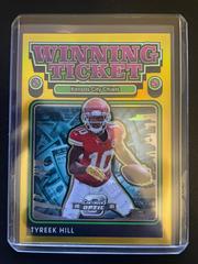 Tyreek Hill [Gold] #WT17 Football Cards 2021 Panini Contenders Optic Winning Ticket Prices