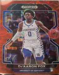 De'Aaron Fox [Choice Red] #11 Basketball Cards 2022 Panini Prizm Draft Picks Prices