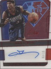 Allen Iverson #75-AIV Basketball Cards 2021 Panini One and One 75th Team Signatures Prices