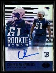 Christian Barmore [Black] Football Cards 2021 Panini Illusions Rookie Signs Autographs Prices