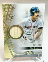 Wade Boggs Baseball Cards 2023 Topps Tier One Relics Design A Prices