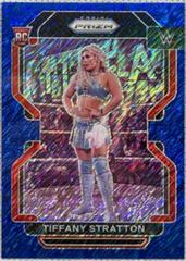 Tiffany Stratton [Blue Shimmer Prizm] #104 Wrestling Cards 2022 Panini Prizm WWE Prices
