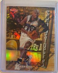 Glen Rice [Refractor w/ Coating] #317 Basketball Cards 1997 Finest Prices