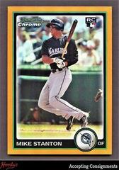 Mike Stanton [Orange Refractor] Baseball Cards 2010 Bowman Chrome Prices