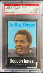 Deacon Jones Football Cards 1972 NFLPA Iron Ons Prices