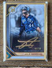 Julio Rodriguez [Gold] #MFA-JR Baseball Cards 2023 Topps Museum Collection Framed Autographs Prices