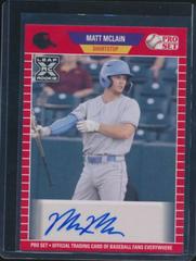 Matt McLain [Red] #PS-MM2 Baseball Cards 2021 Pro Set Autographs Prices
