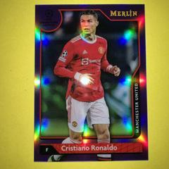 Cristiano Ronaldo [Purple] #7 Soccer Cards 2021 Topps Merlin Chrome UEFA Prices