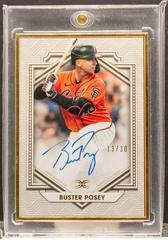 Buster Posey #DCFA-BP Baseball Cards 2022 Topps Definitive Framed Autograph Collection Prices