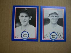 George Sisler Baseball Cards 1976 Shakey's Pizza Hall of Fame Prices