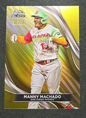 Manny Machado [Gold Refractor] #14 Baseball Cards 2024 Topps Chrome Black Prices