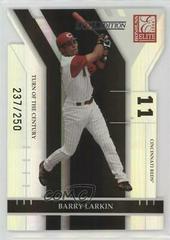 Barry Larkin [Turn of the Century] #91 Baseball Cards 2004 Donruss Elite Extra Edition Prices