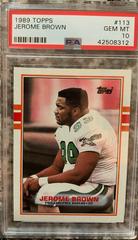 Jerome Brown #113 Football Cards 1989 Topps Prices