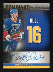 Brett Hull [Gold Autograph] #DD-19 Hockey Cards 2020 SP Signature Edition Legends Dominant Digits Prices