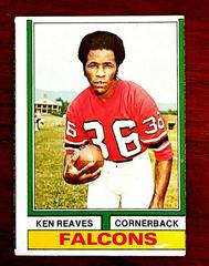 Ken Reaves #317 Football Cards 1974 Topps Prices