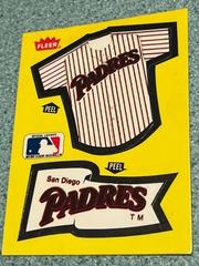 Padres” Jersey, Pennant Sticker “ Baseball Cards 1985 Fleer Stickers Prices