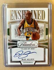 Ray Allen #10 Basketball Cards 2022 Panini Flawless Enshrined Signature Prices