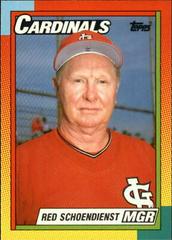 Red Schoendienst Baseball Cards 1990 Topps Traded Prices