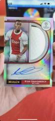 Ryan Gravenberch #MB-RG Soccer Cards 2021 Topps Merlin Chrome UEFA Match Ball Signatures Prices