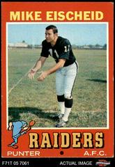 Mike Eischeid #231 Football Cards 1971 Topps Prices