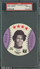 Rod Carew Baseball Cards 1977 Detroit Caesars Discs Prices