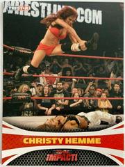 Christy Hemme Wrestling Cards 2009 TriStar TNA Impact Prices