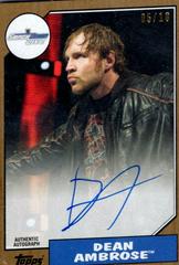 Dean Ambrose [Gold] Wrestling Cards 2017 Topps WWE Heritage Autographs Prices