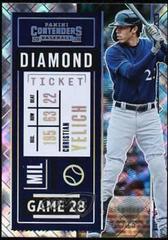 Christian Yelich [Diamond] Baseball Cards 2020 Panini Contenders Prices