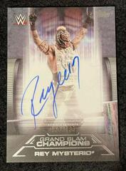 Rey Mysterio Wrestling Cards 2021 Topps WWE Undisputed Grand Slam Champions Autographs Prices