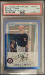 Bryce Harper [Blue Refractor] #BCP111 Baseball Cards 2011 Bowman Chrome Prospects Prices