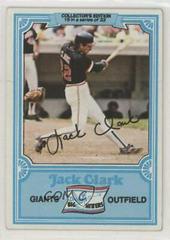 Jack Clark #15 Baseball Cards 1981 Drake's Prices