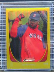 David Ortiz [Gold Refractor] Baseball Cards 2011 Bowman Chrome Prices