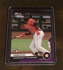 Yordan Alvarez [Purple] #105 Baseball Cards 2020 Topps Now Prices