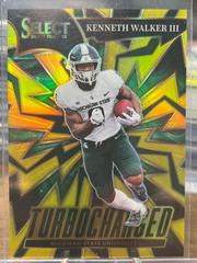 Kenneth Walker III [Gold] #TKW Football Cards 2022 Panini Select Draft Picks Turbocharged Prices