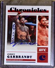 Cody Garbrandt [Blue] #CS-CGB Ufc Cards 2023 Panini Chronicles UFC Signatures Prices