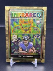 Zay Flowers [Gold] #10 Football Cards 2023 Panini Spectra Infrared Prices