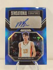 Matas Buzelis [Blue] #SS-MBZ Basketball Cards 2023 Panini Prizm Draft Picks Sensational Signatures Prices