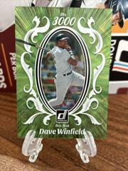 Dave Winfield [Green] Baseball Cards 2023 Panini Donruss Mr. 3000 Prices