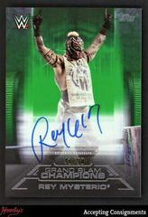 Rey Mysterio [Green] Wrestling Cards 2021 Topps WWE Undisputed Grand Slam Champions Autographs Prices